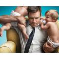 ông bố và con cái nghịch ngợm, chăm sóc con, trẻ em đáng yêu